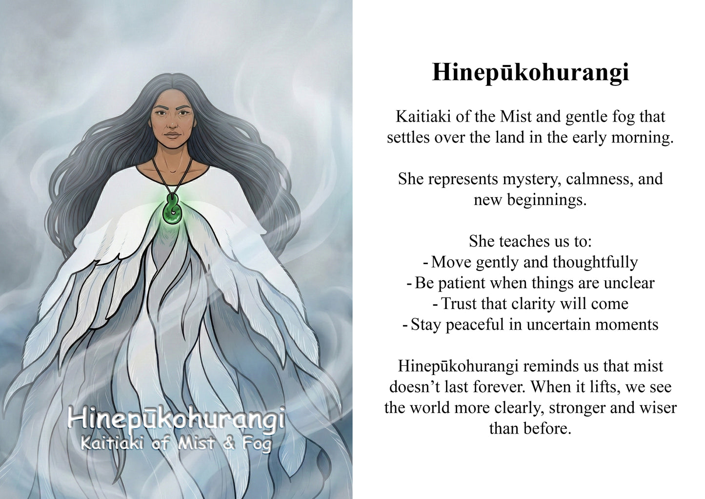Kaitiaki Wāhine Image/ Story Boards A4 for Younger Tamariki