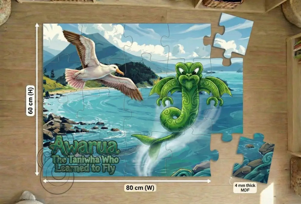 Awarua and the Seagull: Floor Puzzle