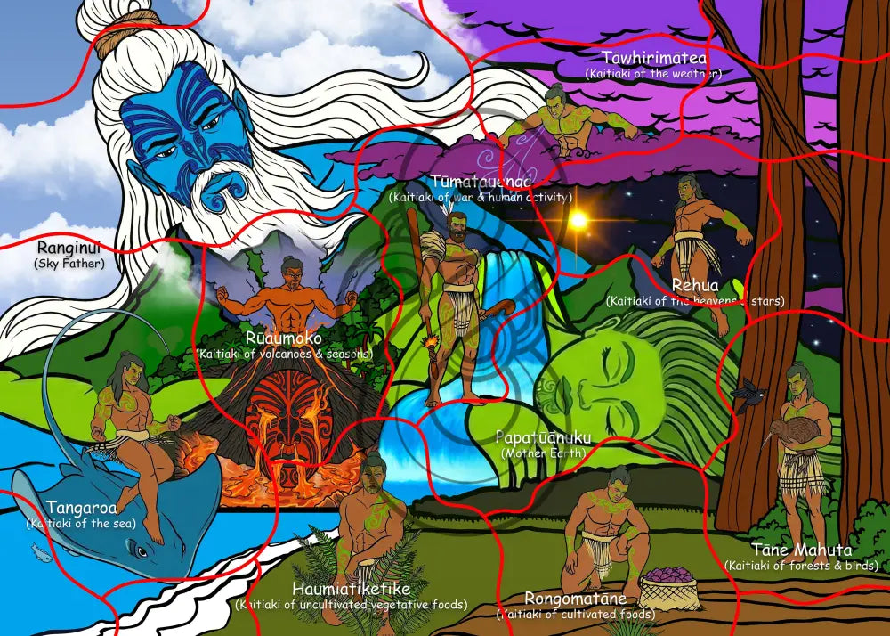 Kaitiaki Tāne: Guardians of the Land - Floor Puzzle