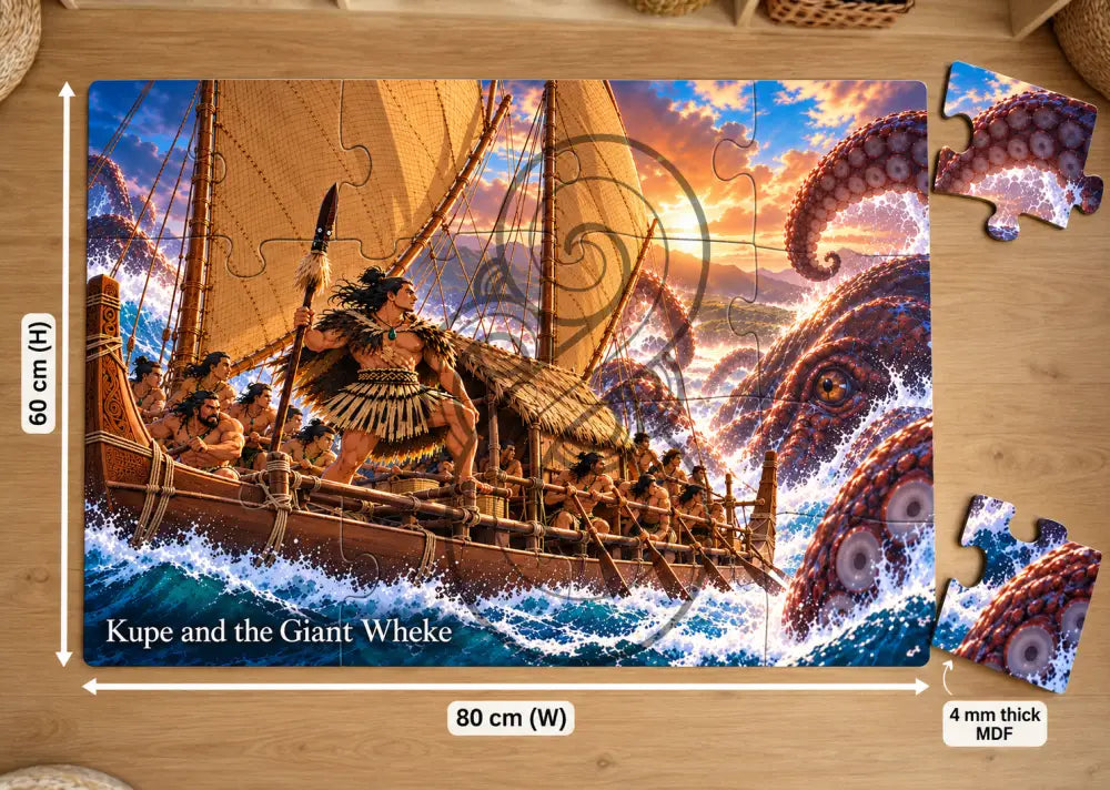 Kupe and the Giant Wheke - Floor Puzzle