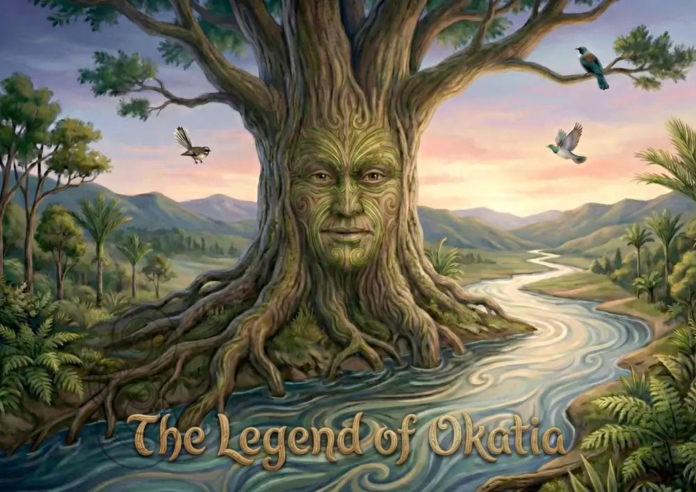The Legend of Okatia: Floor Puzzle