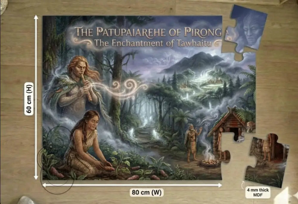 The Patupaiarehe of Pirongia – The Enchantment of Tawhaitu: Floor Puzzle