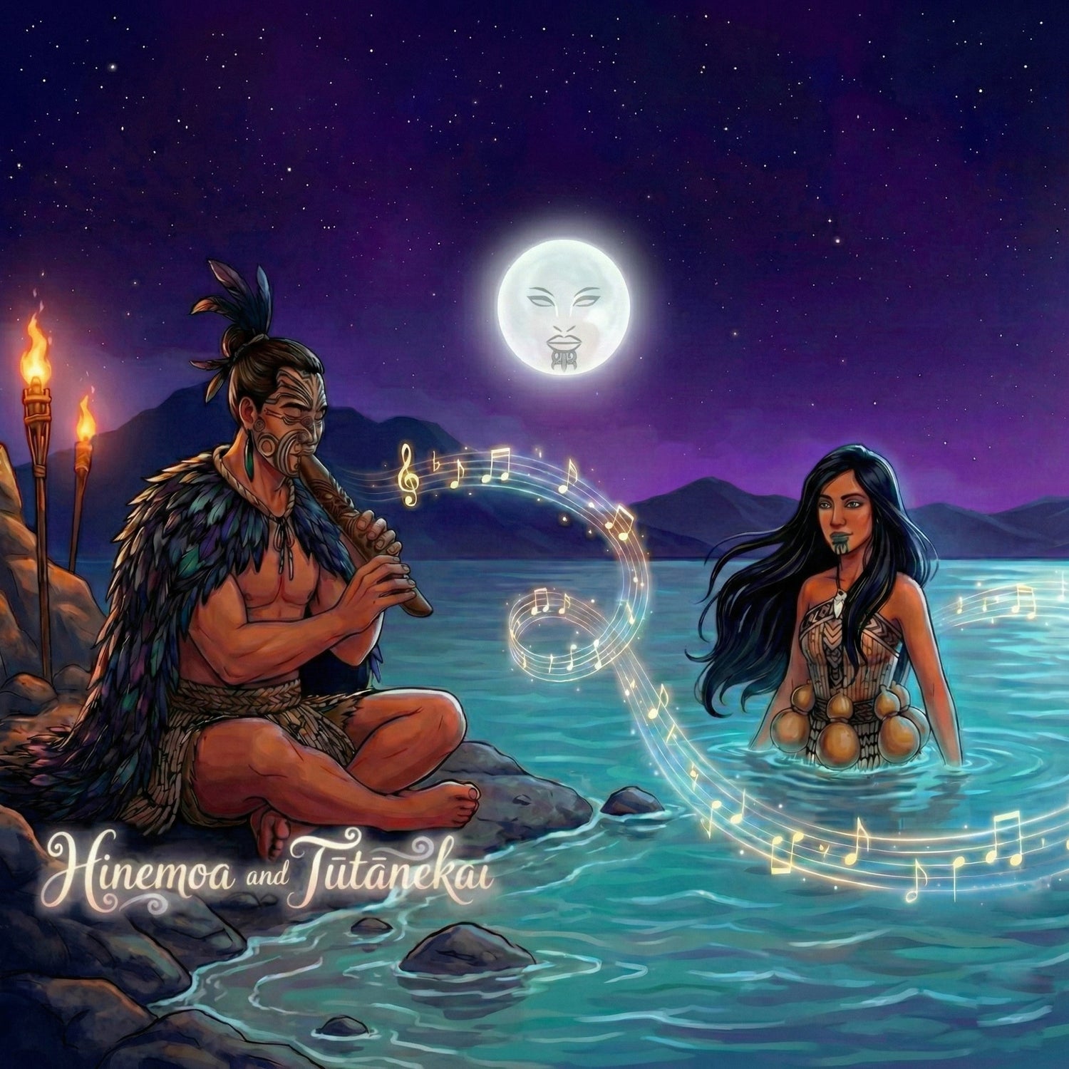 Hinemoa and Tūtānekai (Bay of Plenty)