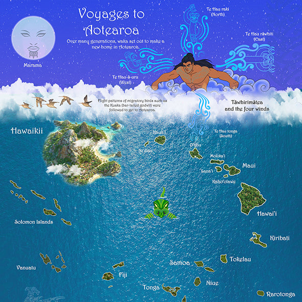 Voyages to Aotearoa the journey from Hawaikii