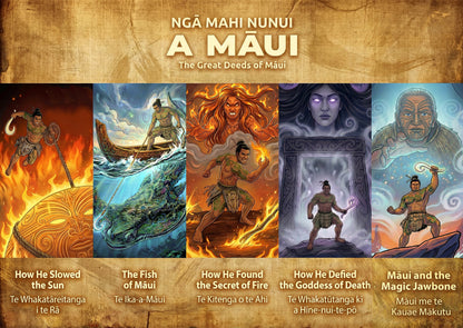 The Deeds of Māui - Poster