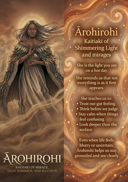 Ārohirohi - Image with Information - Poster