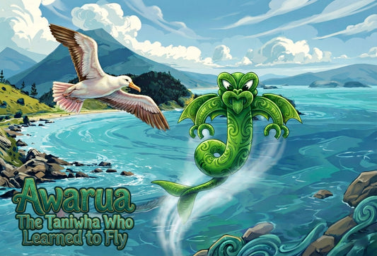 Legend of Awarua and the Albatross - Porirua - Poster