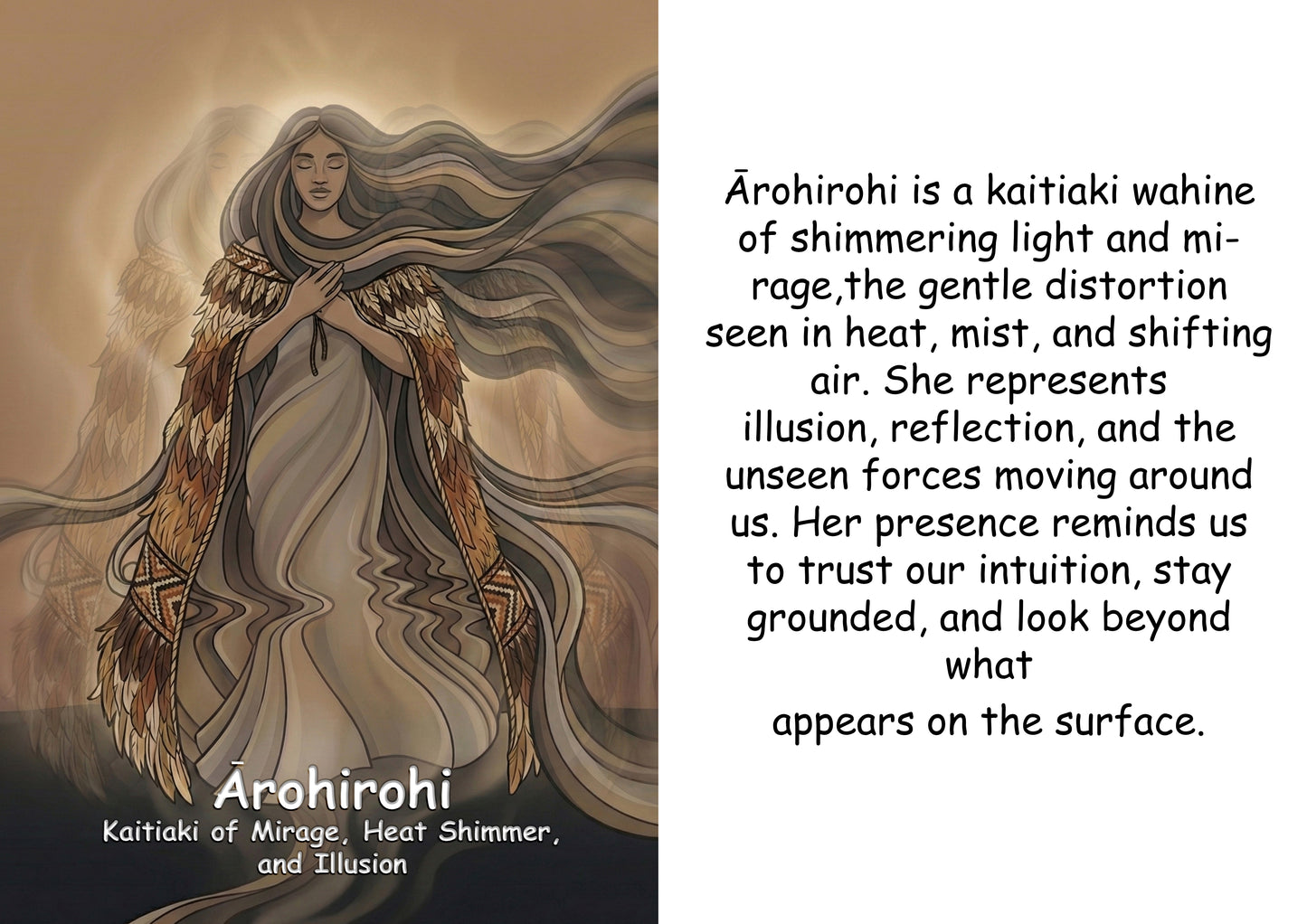 Kaitiaki Wāhine Image/ Story Boards A4 for Younger Tamariki