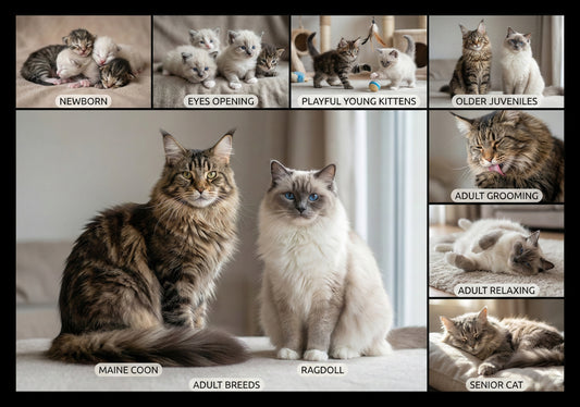 Cat Life Cycle - Poster