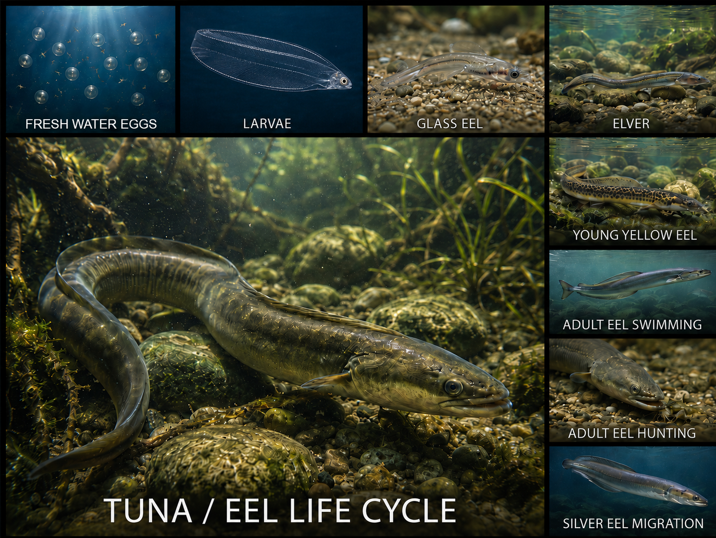 Eel/Tuna - Poster
