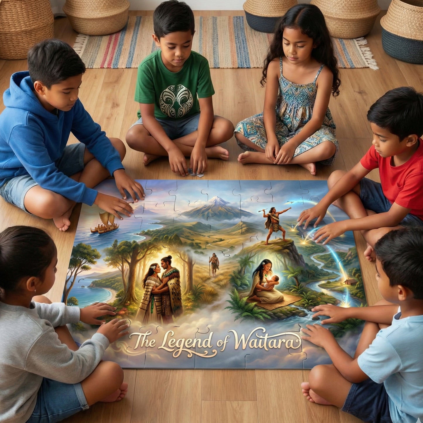 The Legend of Waitara : Floor Puzzle
