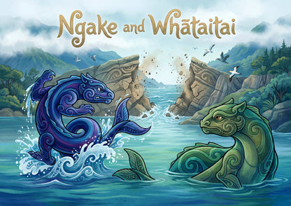 Ngake and Whātaetae - Poster