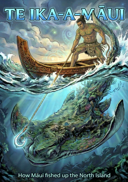 Te Ika a Māui - Version 1 - Poster