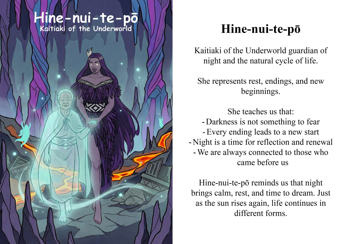 Kaitiaki Wāhine Image/ Story Boards A4 for Younger Tamariki