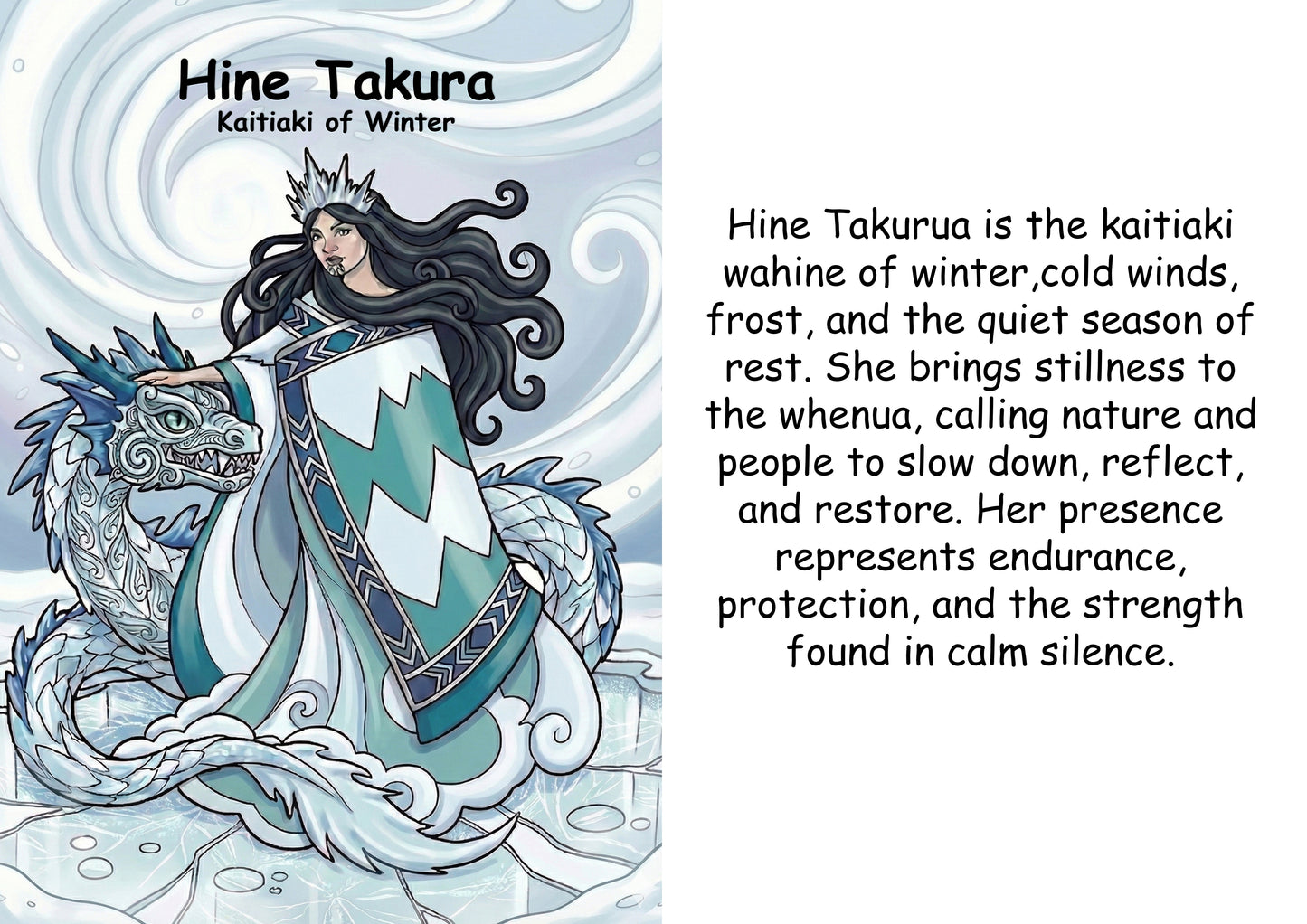 Kaitiaki Wāhine Image/ Story Boards A4 for Younger Tamariki