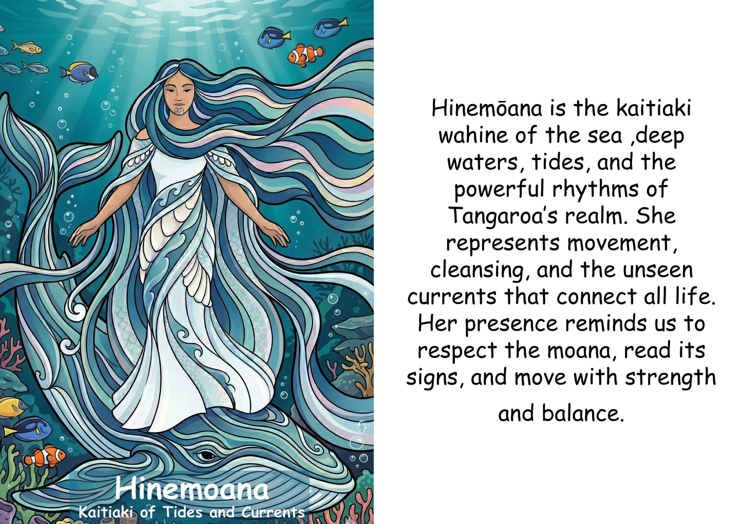 Kaitiaki Wāhine Image/ Story Boards A4 for Younger Tamariki