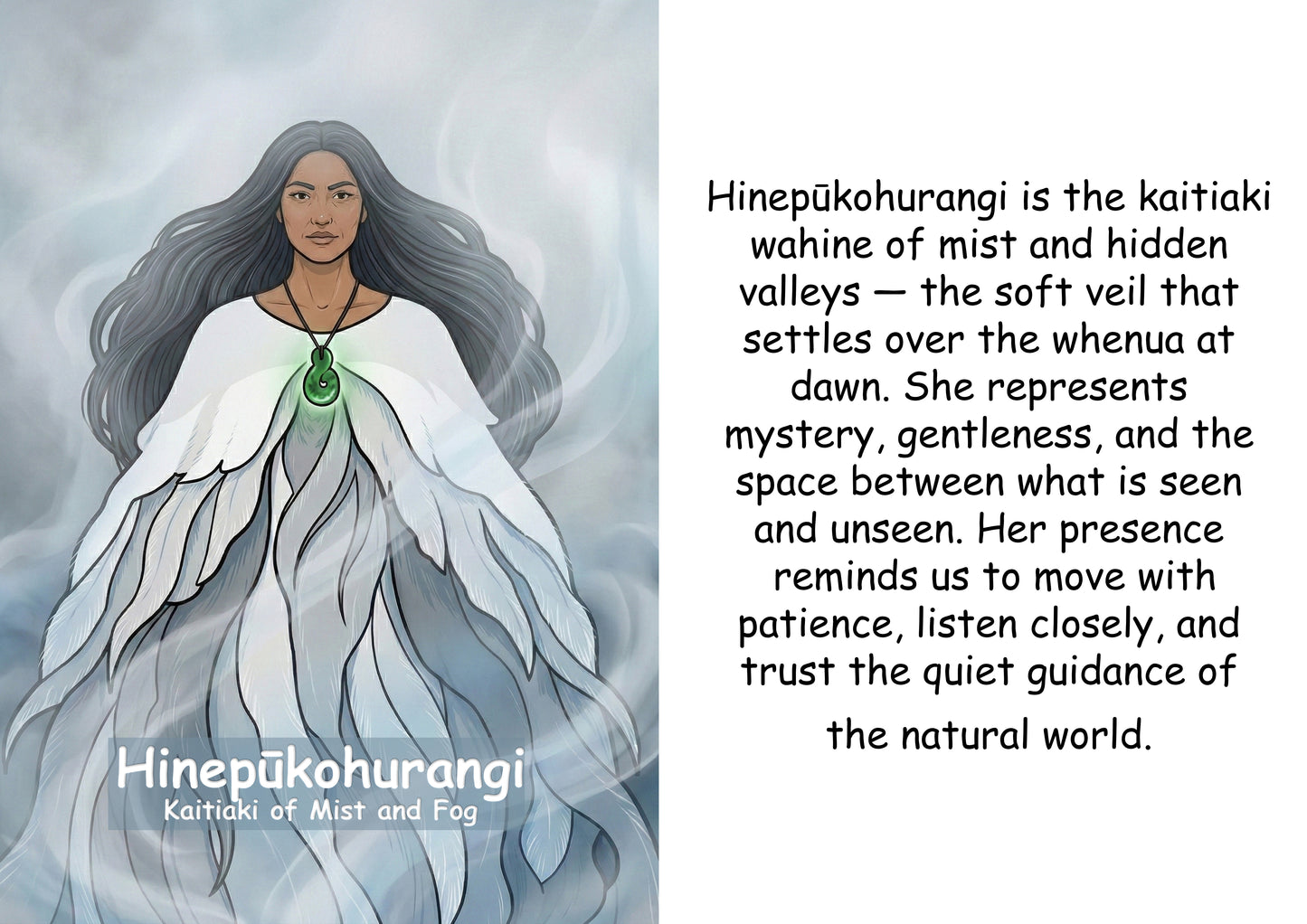 Kaitiaki Wāhine Image/ Story Boards A4 for Younger Tamariki