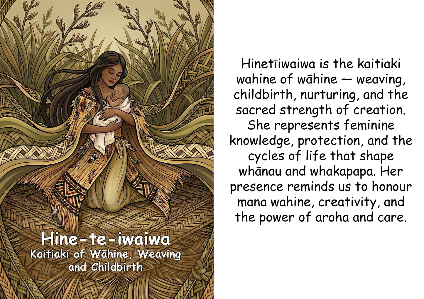 Kaitiaki Wāhine Image/ Story Boards A4 for Younger Tamariki