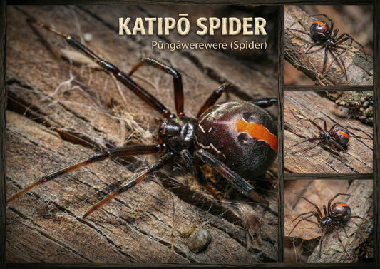 The Katipō Spider - Single and Image Tray A4 Puzzle
