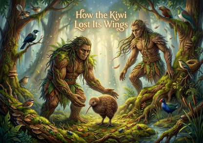 How the Kīwi lost his wings - Poster