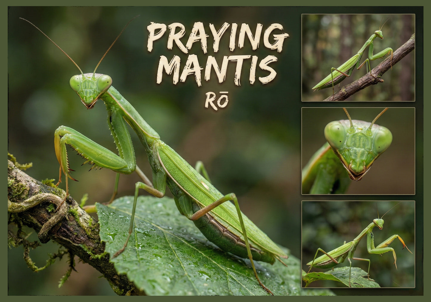 Praying Mantis- Poster