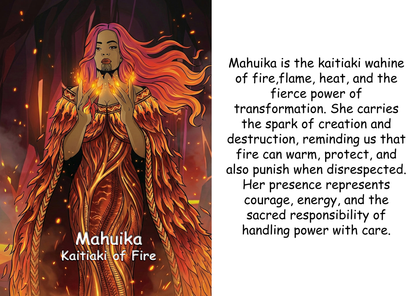 Kaitiaki Wāhine Image/ Story Boards A4 for Younger Tamariki