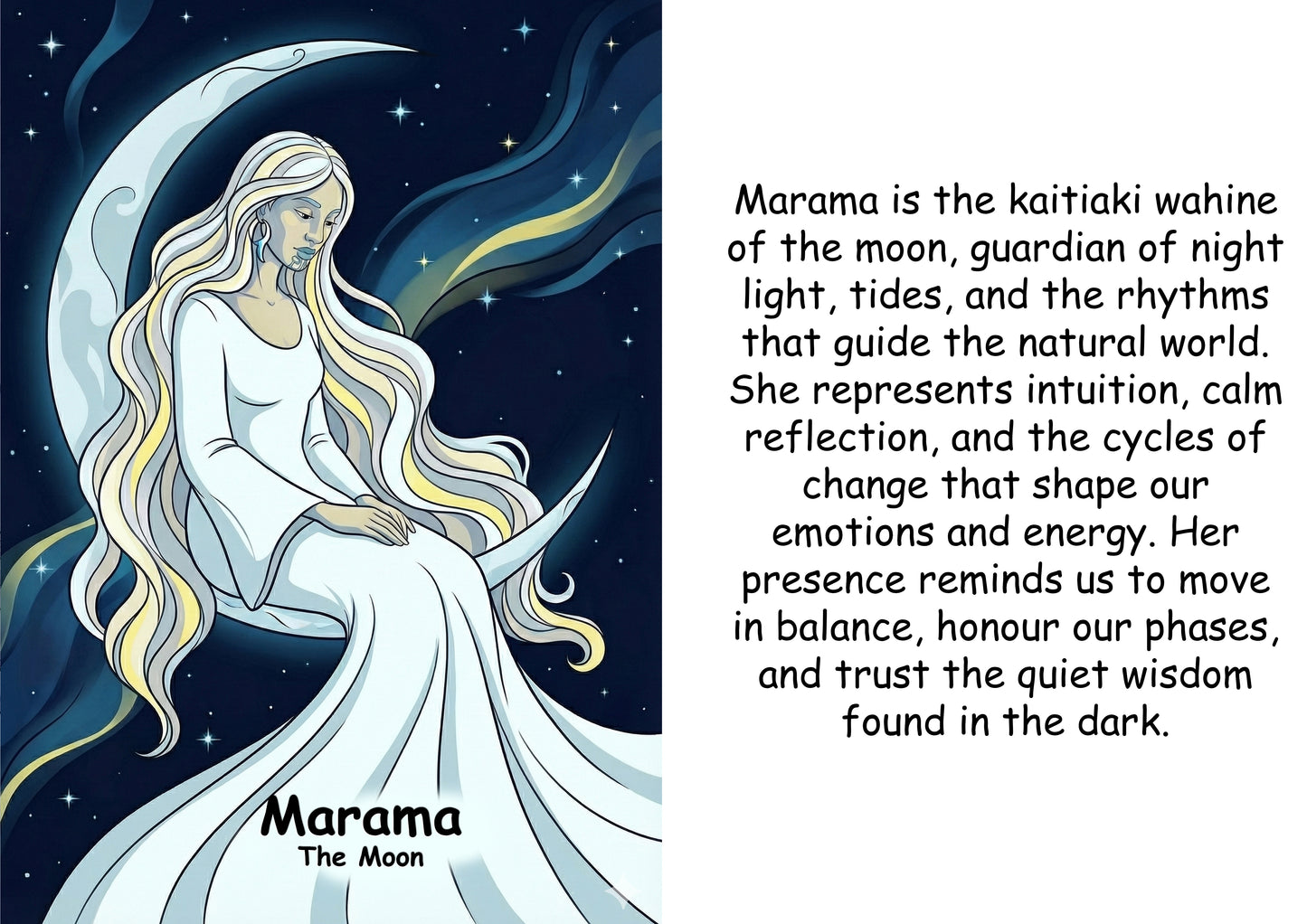 Kaitiaki Wāhine Image/ Story Boards A4 for Younger Tamariki