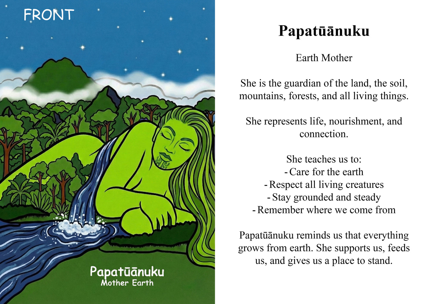 Kaitiaki Tāne Image/ Story Boards A4 for Younger Tamariki