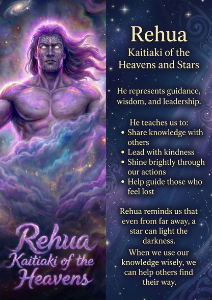 Rehua - Image with Information - Poster