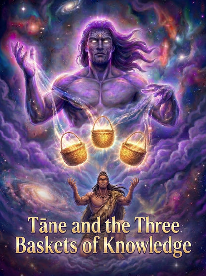 Tāne-nui-a-rangi and the Baskets of Knowledge - Poster