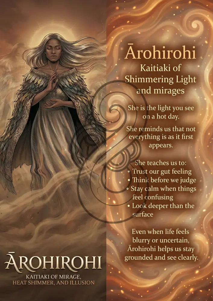 Ārohirohi - Image with Information - Poster