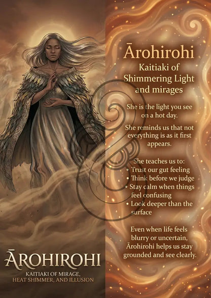 Ārohirohi - Image with Information - Poster