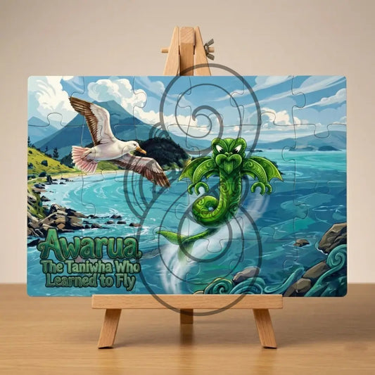 Awarua and the Seagull - Single or Tray A4 Puzzle