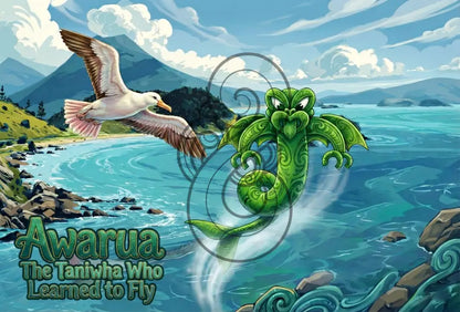 Awarua and the Seagull - Single or Tray A4 Puzzle
