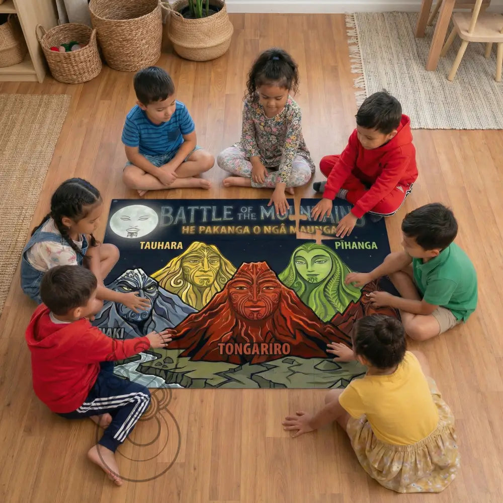 Battle of the Mountains: Floor Puzzle