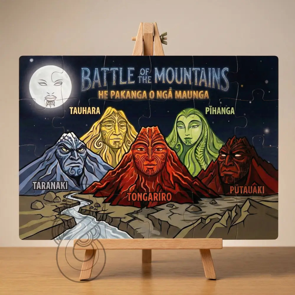 Battle of the Mountains - Single or Tray A4 Puzzle
