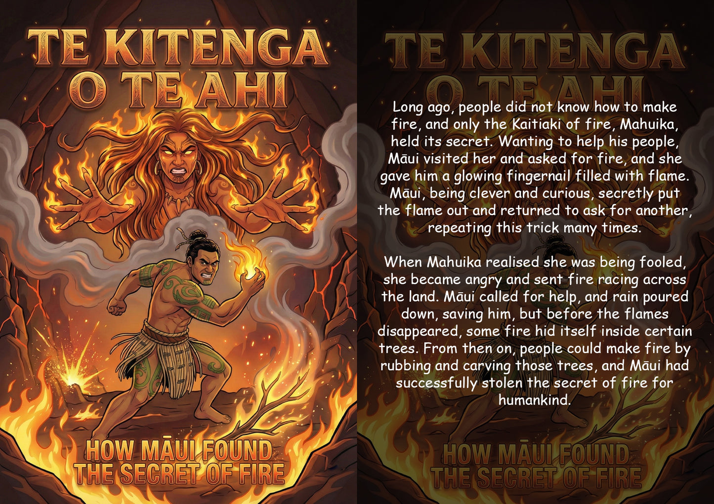 The Deeds of Maui - A4 Story Boards