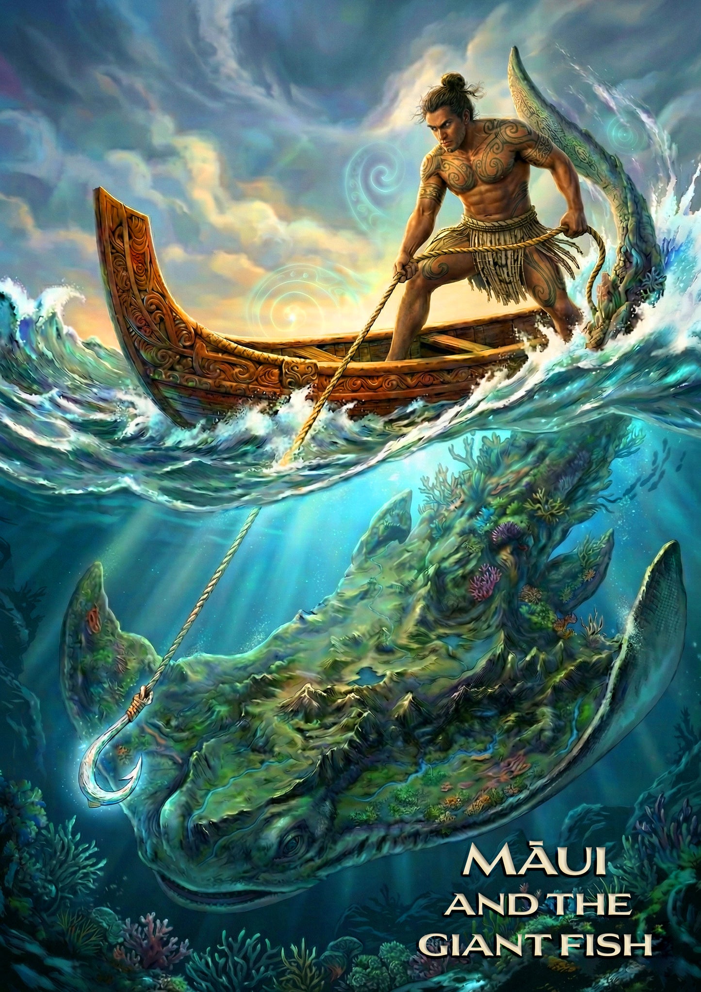Te Ika a Māui - Version 2 - Poster