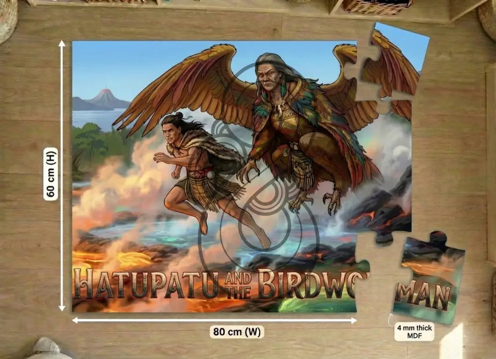 Hatupatu and the Birdwoman: Floor Puzzle