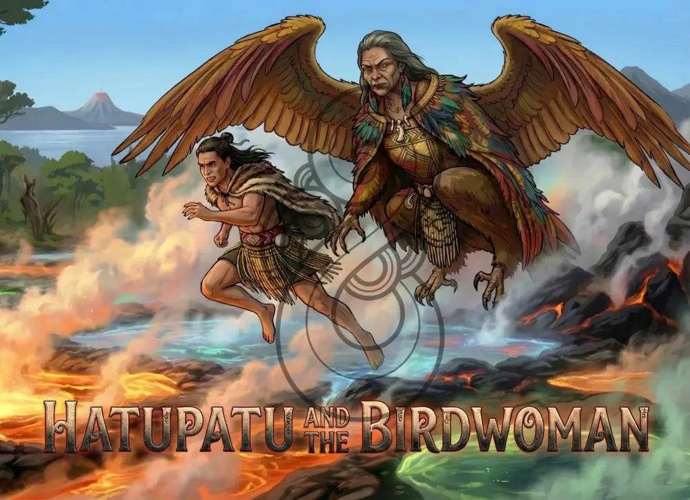 Hatupatu and the Birdwoman: Floor Puzzle