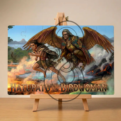 Hatupatu and the Birdwoman - Single or Tray A4 Puzzle