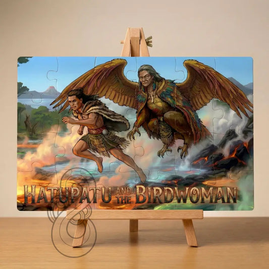 Hatupatu and the Birdwoman - Single or Tray A4 Puzzle