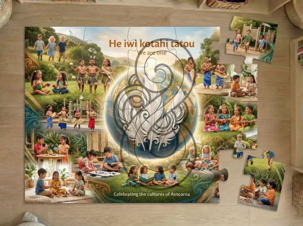 He Iwi Kotahi tātou (We are one): Floor Puzzle