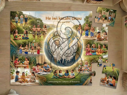 He Iwi Kotahi tātou (We are one): Floor Puzzle