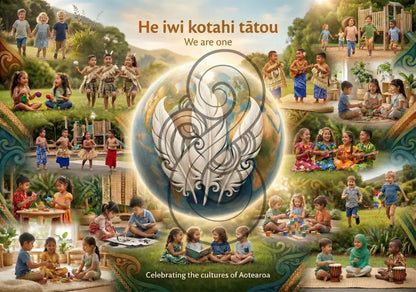 He Iwi Kotahi Tātou (We are one)- Poster