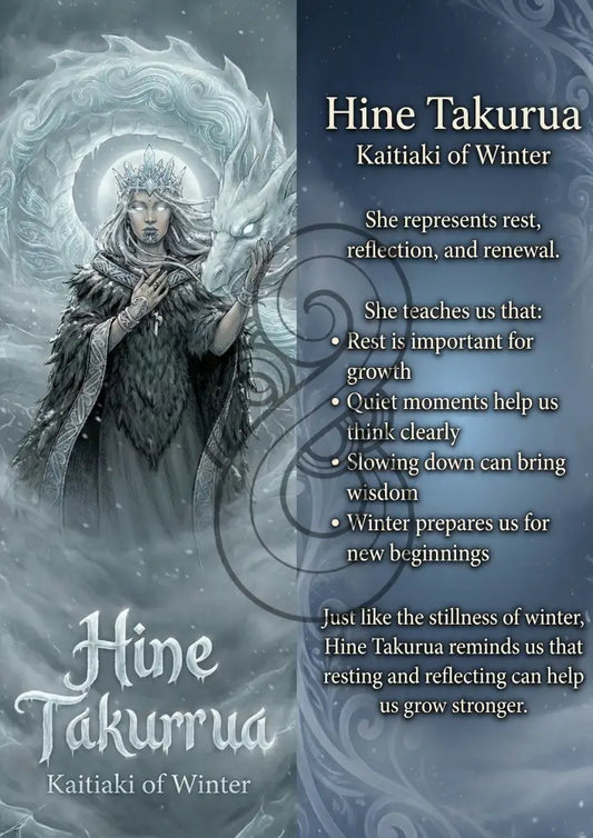 Hine Takurua - Image with Information - Poster