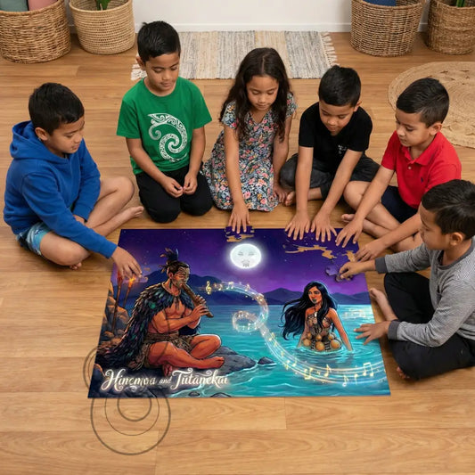 Hinemoa and Tutanekai: Floor Puzzle