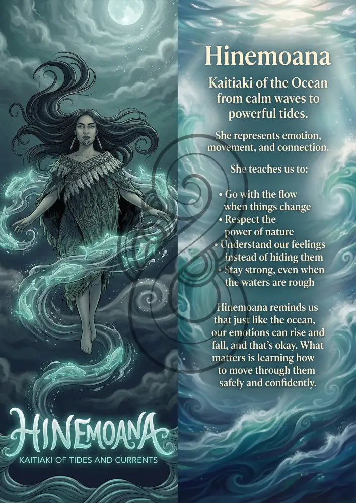 Hinemoana - Image with Information - Poster