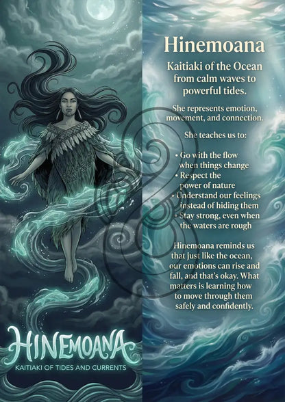 Hinemoana - Image with Information - Poster