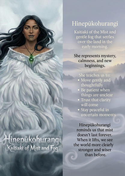 Hinepūkohurangi - Image with Information - Poster